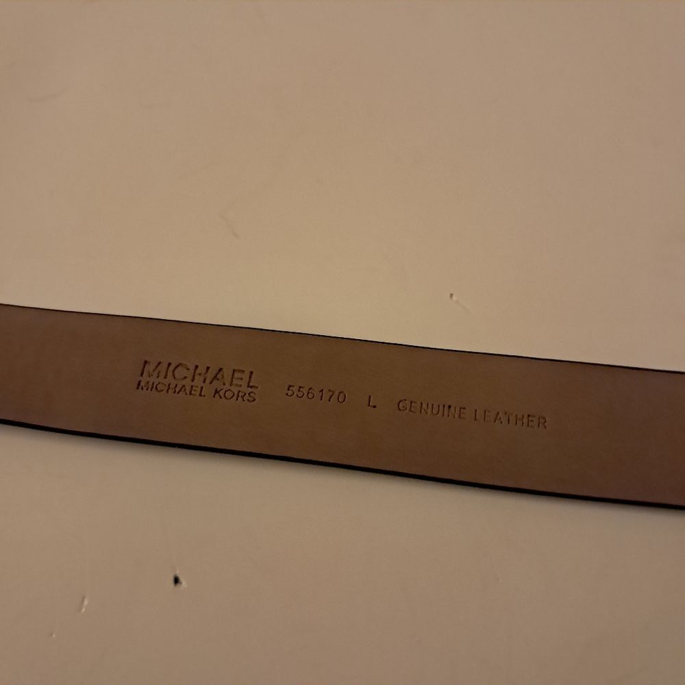 *Final Price* Michael Michael Kors Belt Women's Large L Leather Classic NEW - Picture 7 of 9